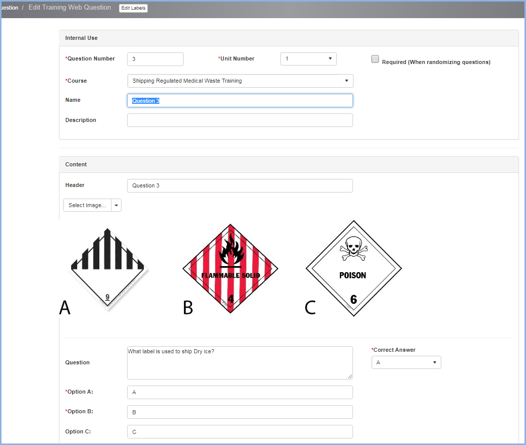 Web Cource List Web Course Builder