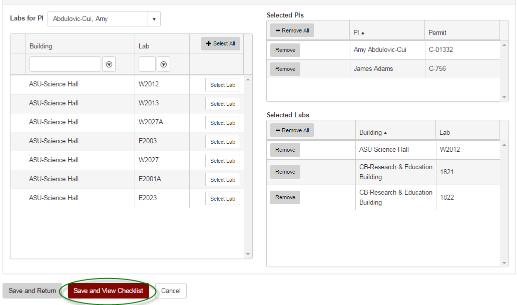Ehsa Lab Inspection Report Example Add Inspection in Inspection Listing